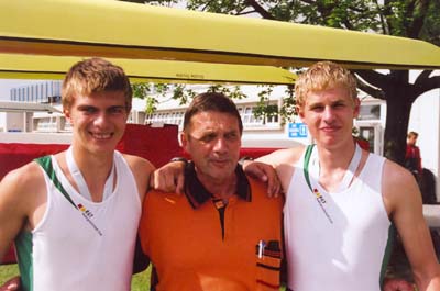 Hendrik Hellhammer, Werner Bergmann und  Alexander Ivanow